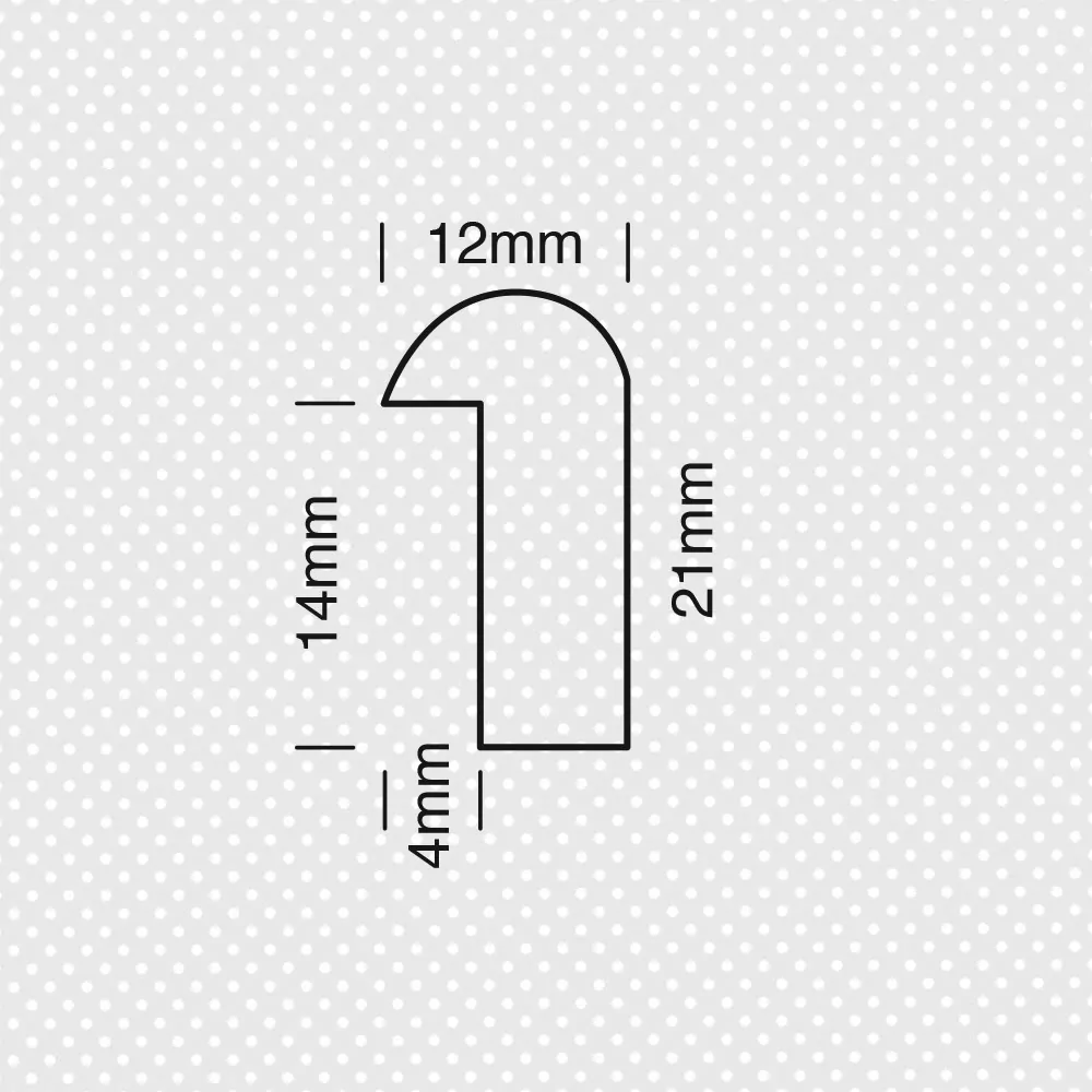 Κορνίζα στρογγυλή 21x12χιλ. σε Αγιούς - Image 2