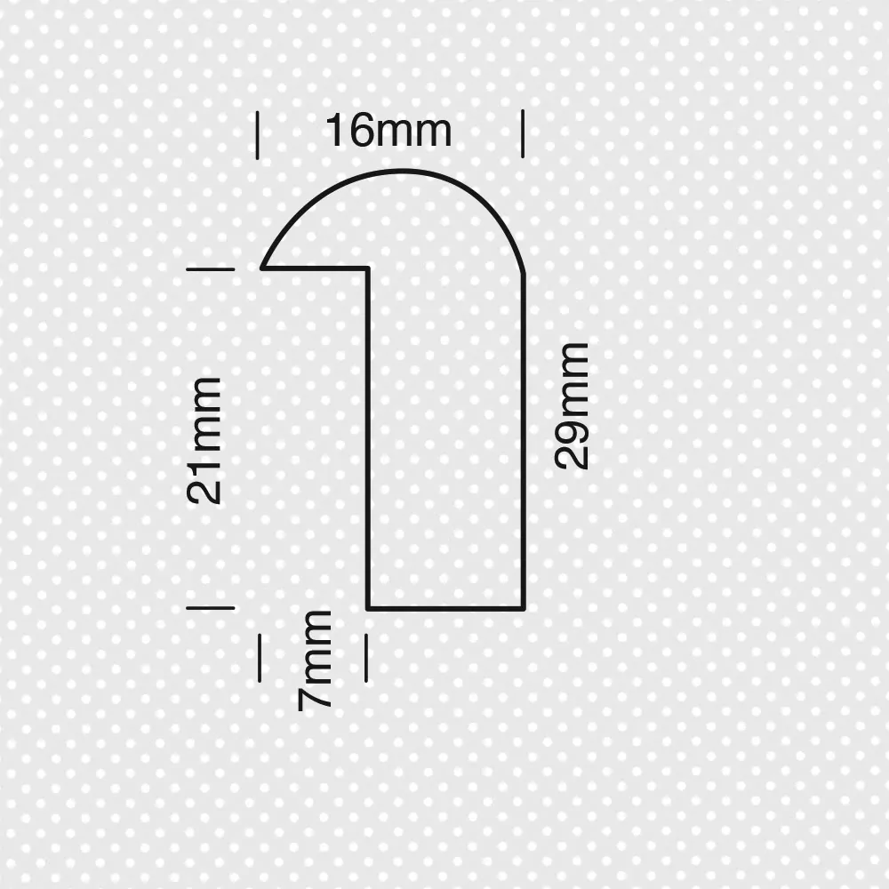 Κορνίζα στρογγυλή 29x16χιλ. σε Αγιούς - Image 2