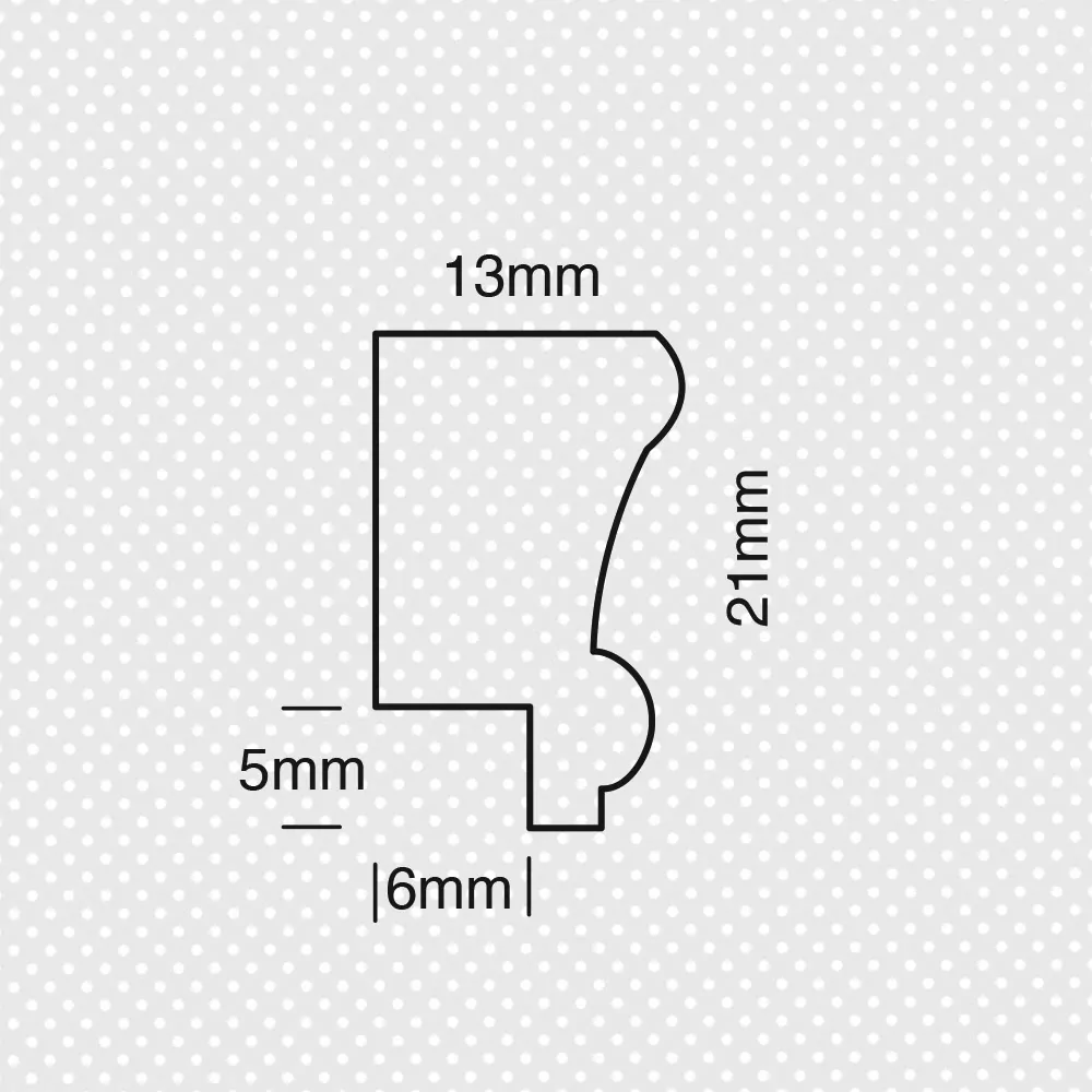 Κορνίζα με σχέδιο 13x21χιλ. Νο ΚΣ.206 - Image 2