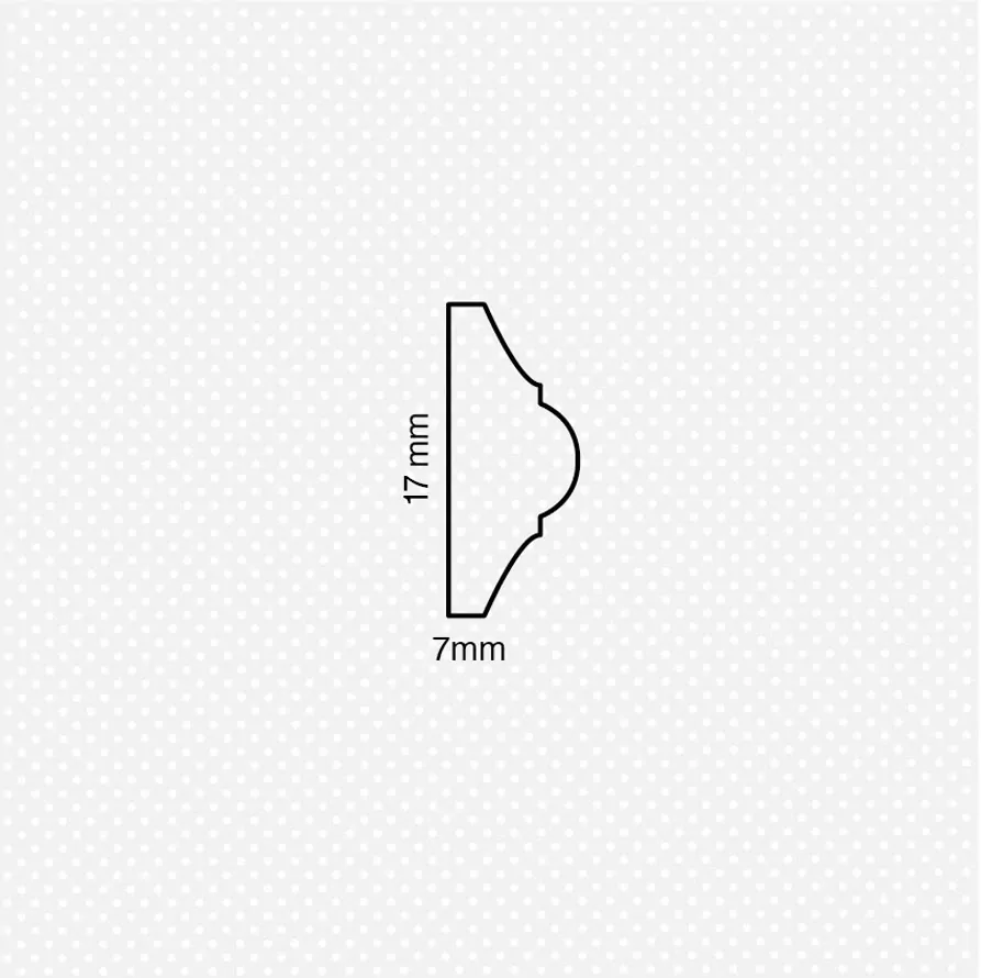 Διακοσμητικό κορδόνι 7x17χιλ. No 214 - Image 2