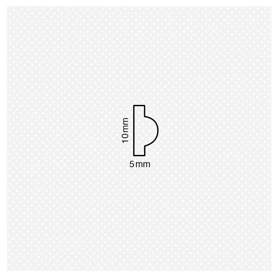 Διακοσμητικό κορδόνι 5x10χιλ. No 215 - Image 2