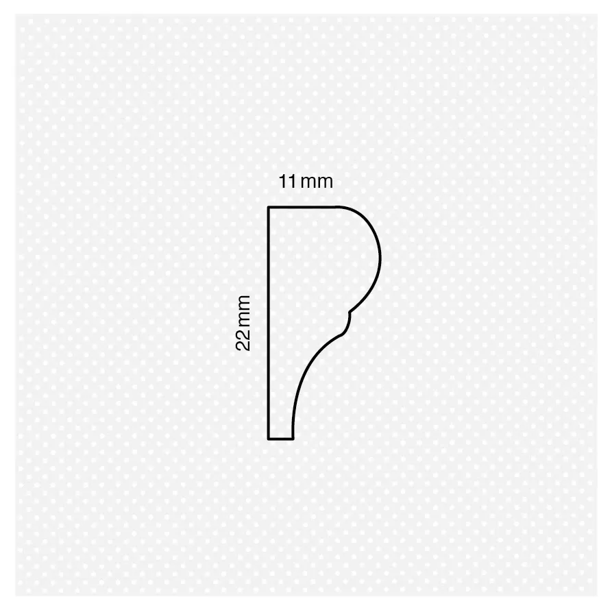 Διακοσμητικό κορδόνι 11x22χιλ. No 216 - Image 2