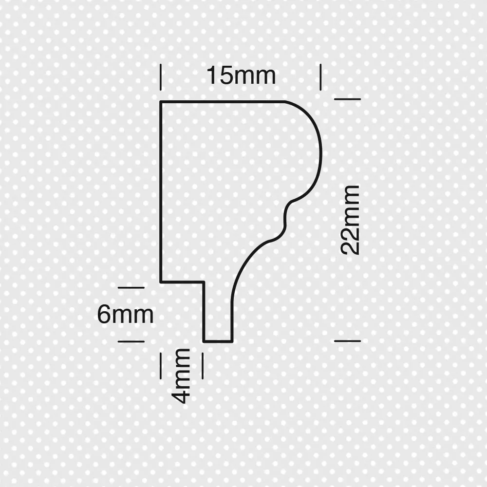 Κορνίζα με σχέδιο 15x22χιλ. Νο ΚΣ.216 - Image 2