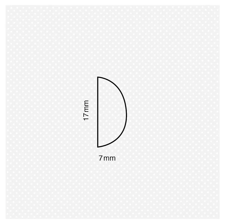 Διακοσμητικό κορδόνι 7x17χιλ. No 217 - Image 2