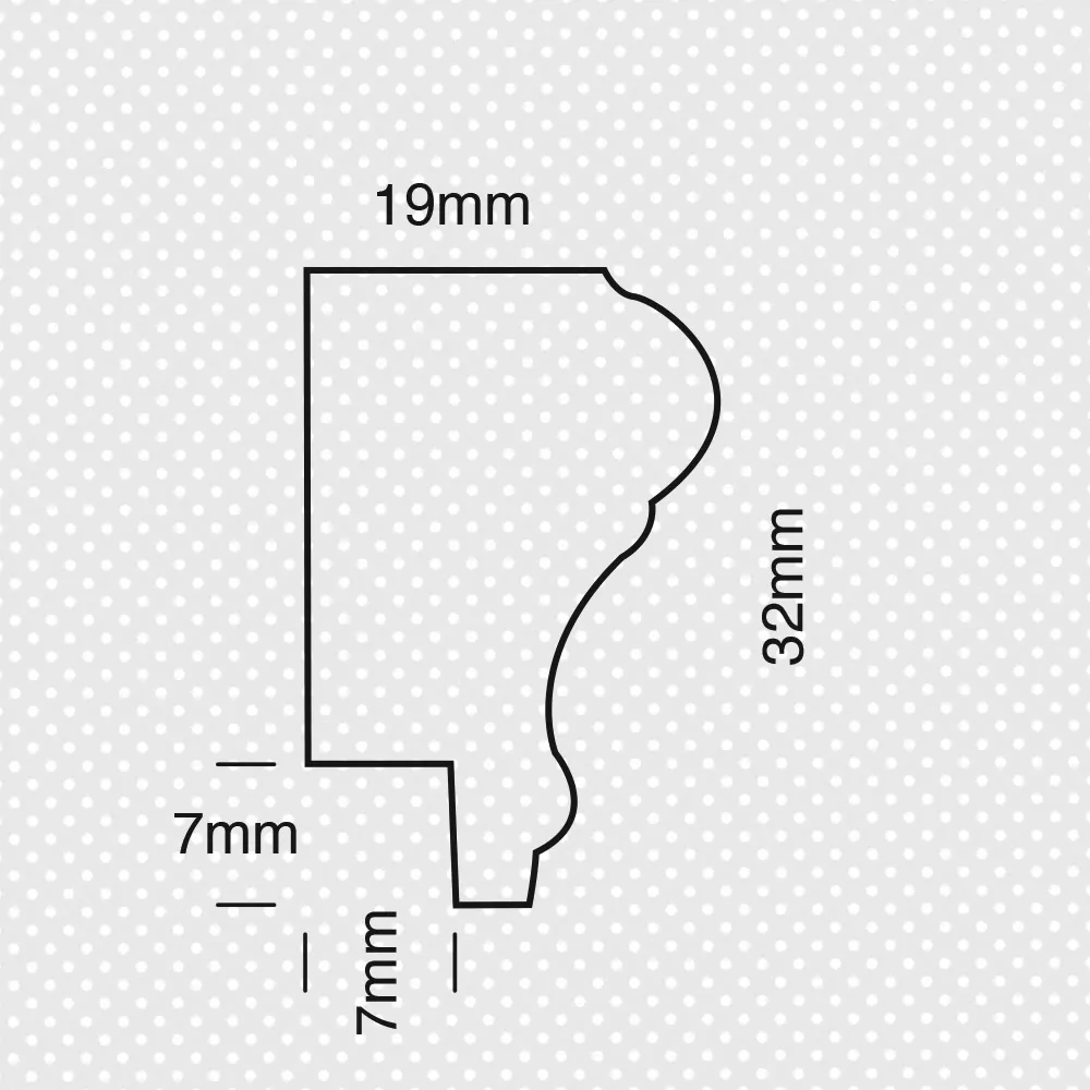 Κορνίζα με σχέδιο 19x32χιλ. No ΚΣ.233 - Image 2