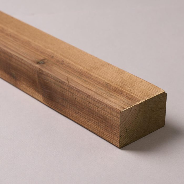 Καδρόνι πλανισμένο Ε4Ε 45x70χιλ. εμποτισμένο