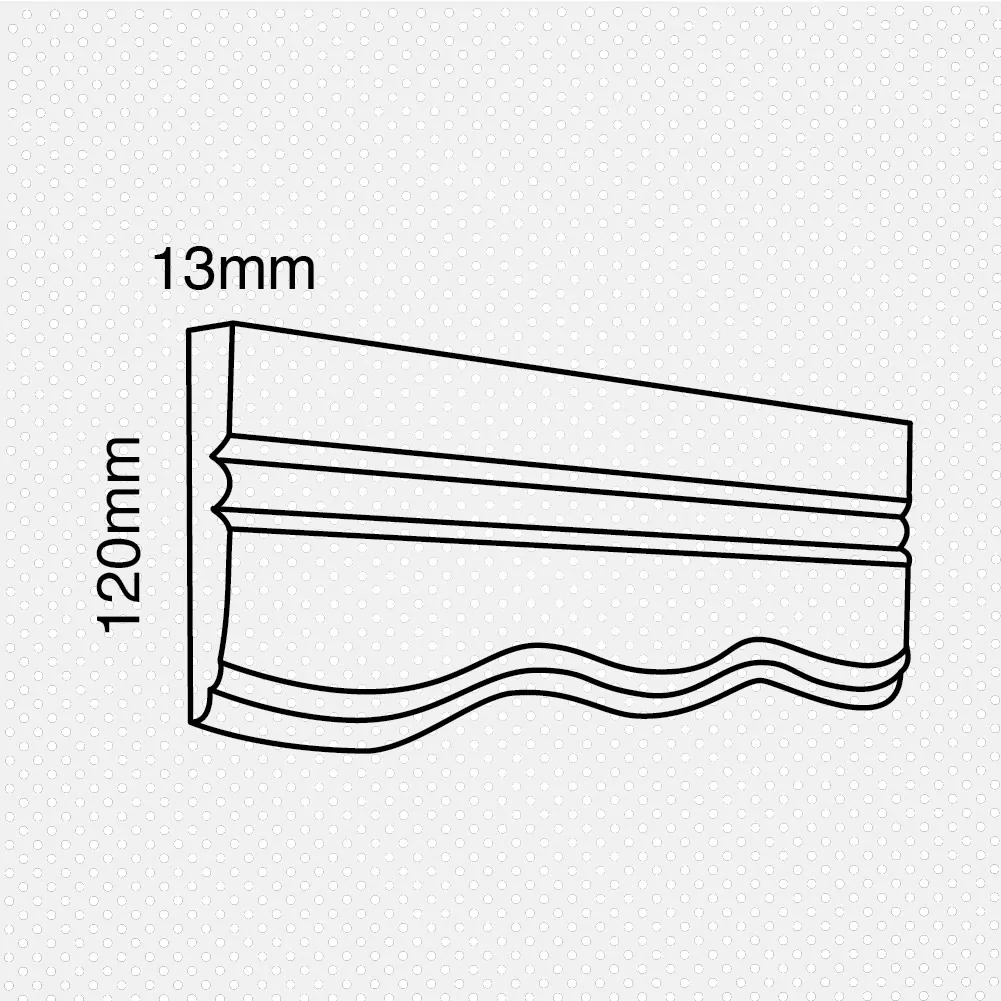 Μετώπη κεραμοσκεπής 13x120χιλ. - Image 2