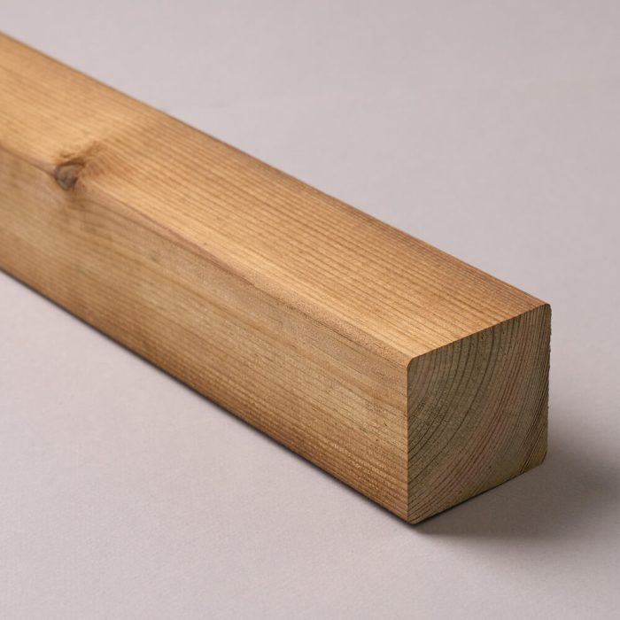 Καδρόνι πλανισμένο Ε4Ε 70x70χιλ. εμποτισμένο