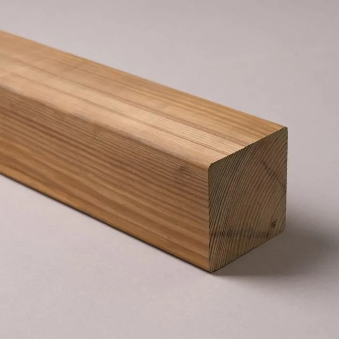 Κολώνα μασίφ πλανισμένη Ε4Ε 90x90χιλ. εμποτισμένη