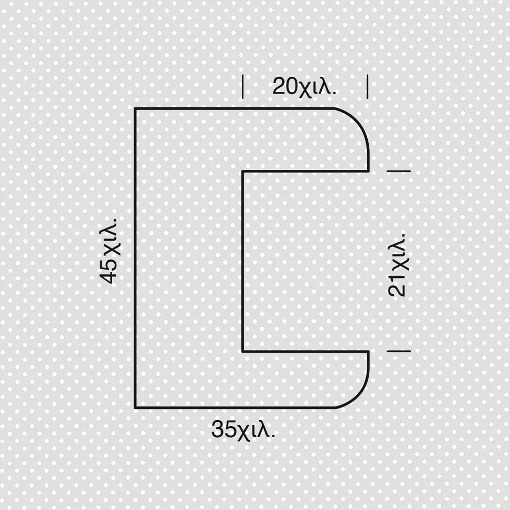 Τελάρο καφασωτού 1020 - Image 2