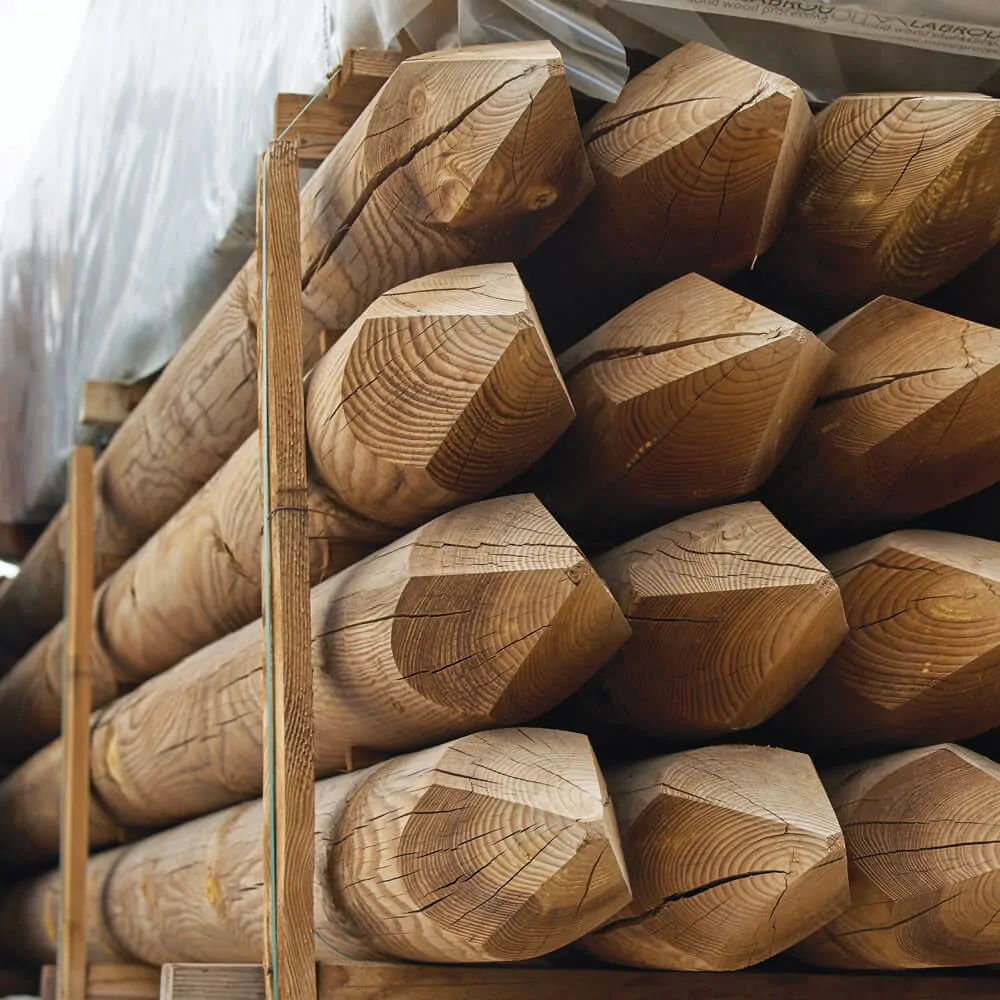 Στρογγυλός κορμός τόρνου Φ200χιλ. εμποτισμένος - Image 3