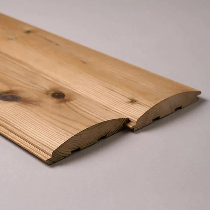 Επένδυση κορμού 28x135χιλ. Πεύκο V εμποτισμένη καφέ