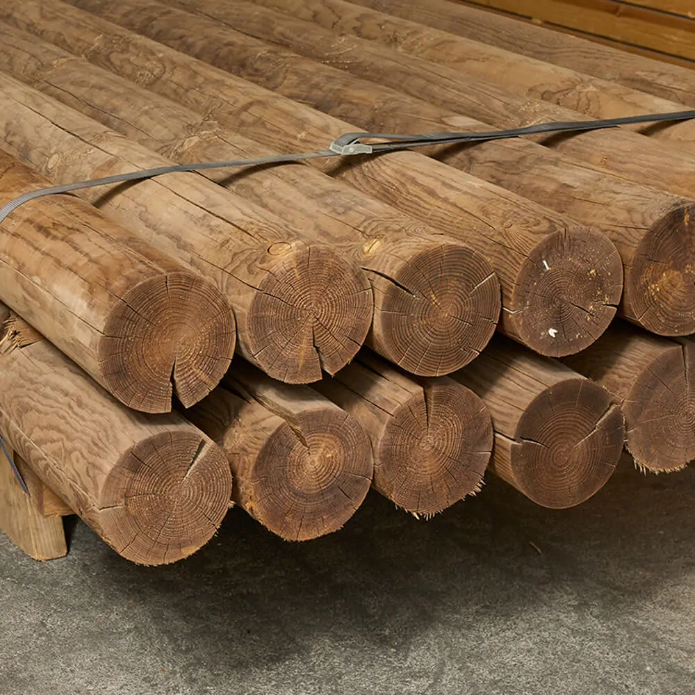 Στρογγυλός κορμός τόρνου Φ180χιλ. εμποτισμένος