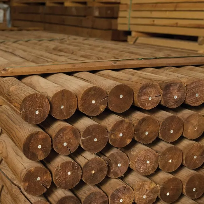 Στρογγυλός κορμός τόρνου Φ80χιλ. εμποτισμένος