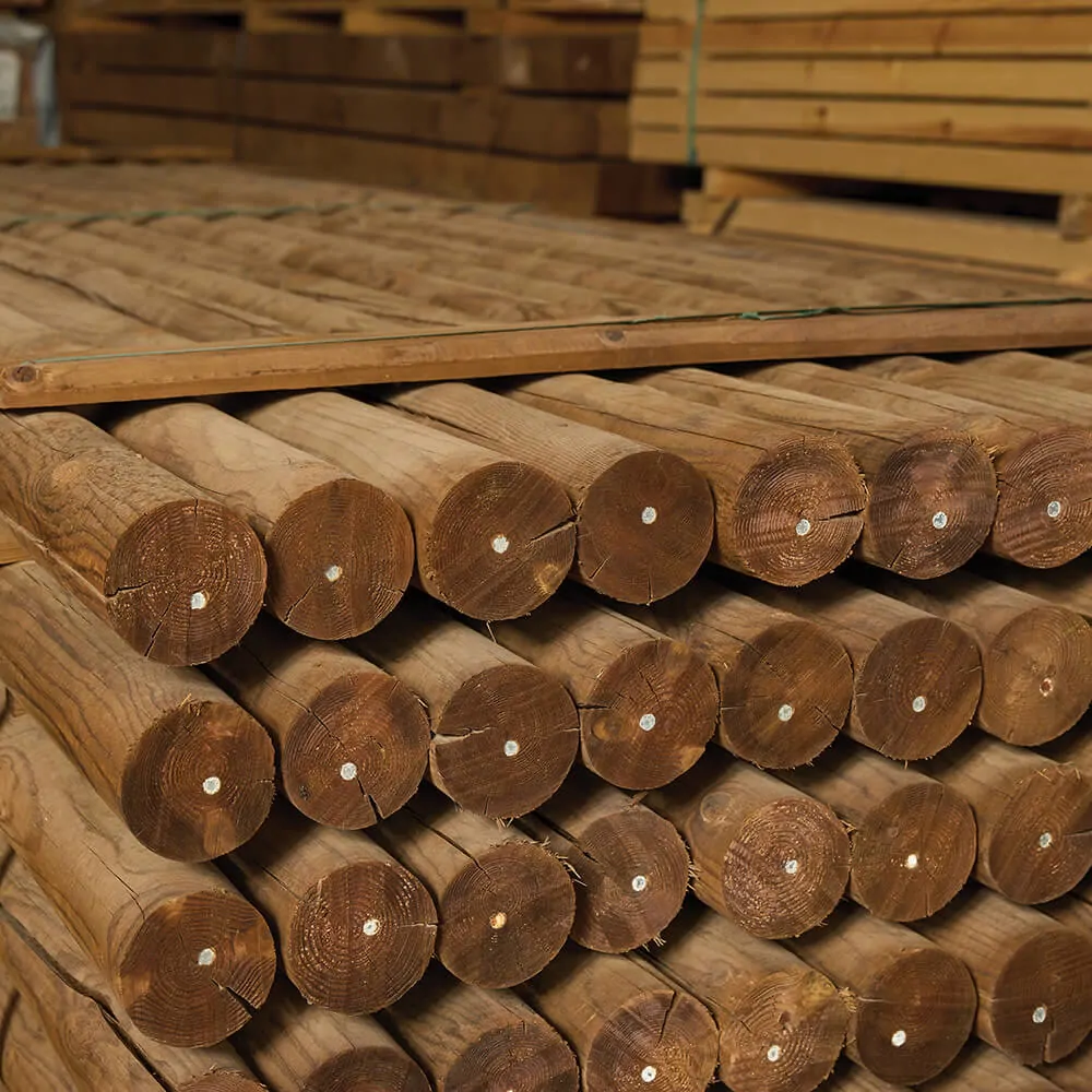 Στρογγυλός κορμός τόρνου Φ80χιλ. εμποτισμένος