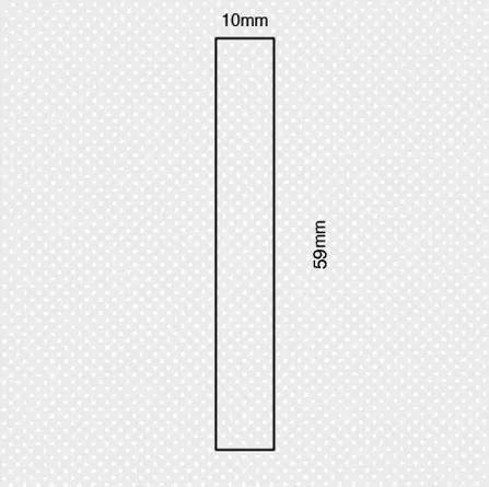 Καδρονάκι πλανισμένο 10x60χιλ. - Image 2