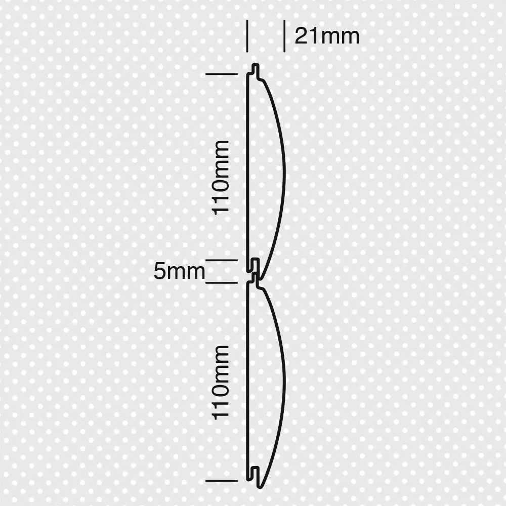 Επένδυση κορμού 21x110χιλ. - Image 2