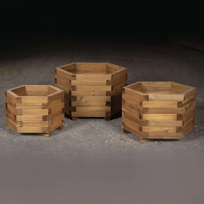 Ζαρντινιέρες εξάγωνες