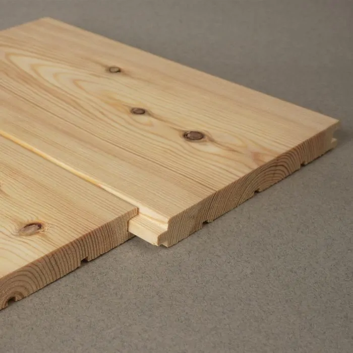 Επένδυση v 14x90χιλ. Πεύκο V εμποτισμένη καφέ